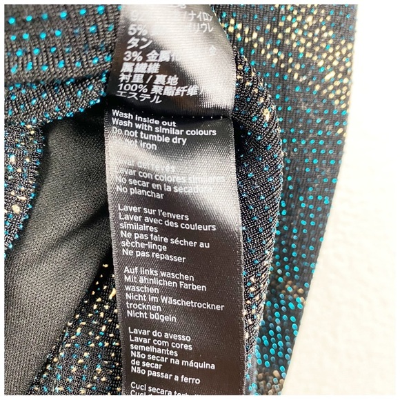 Topshop Lightning Glitter Mini‎ Dress Size 8 - Picture 13 of 14